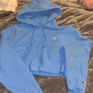 Cropped champion hoodie